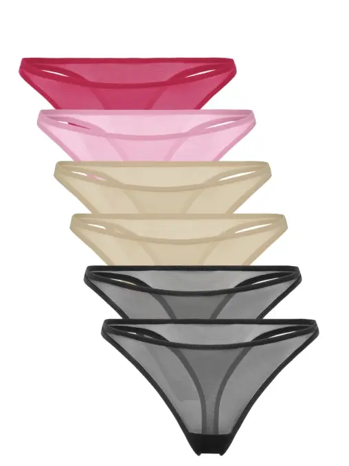Набор из шести трусов NU.11 THONG LAPEAL