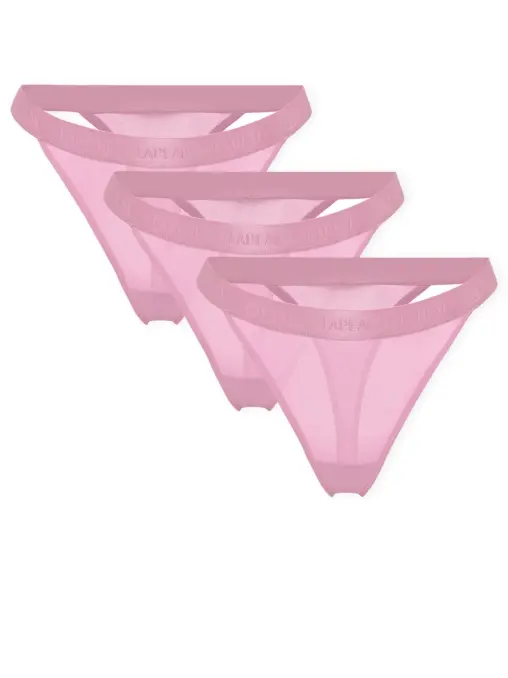 Набор из трех трусов NU.21 THONG однотонный LAPEAL