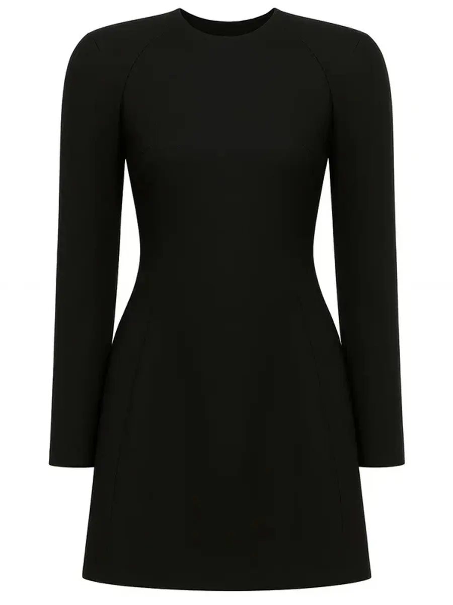 Платье однотонное