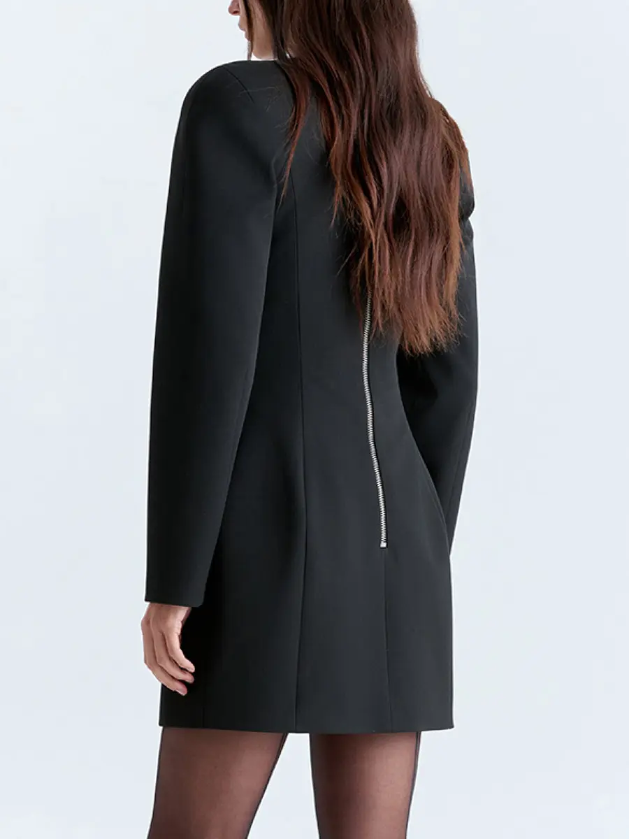 Платье однотонное