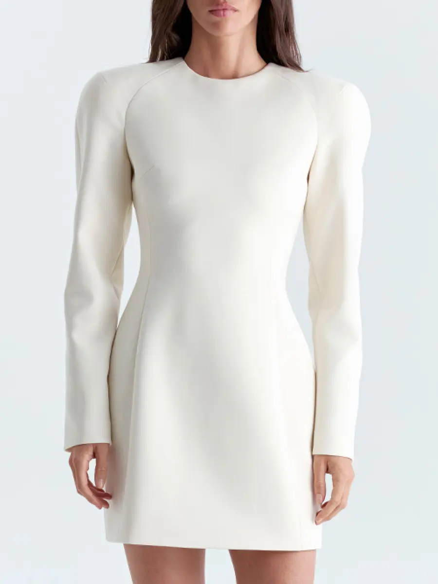 Платье однотонное