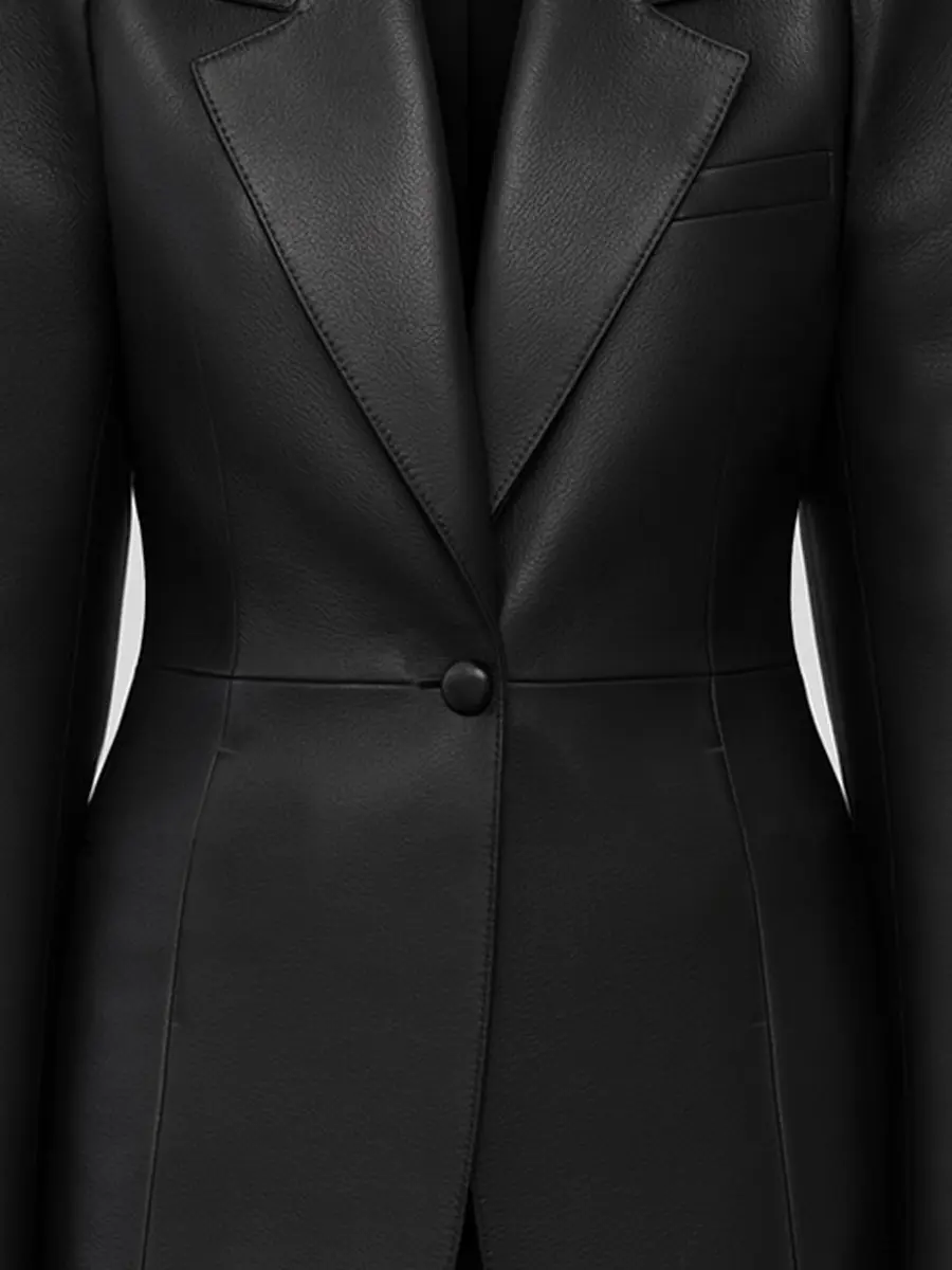 Жакет кожаный