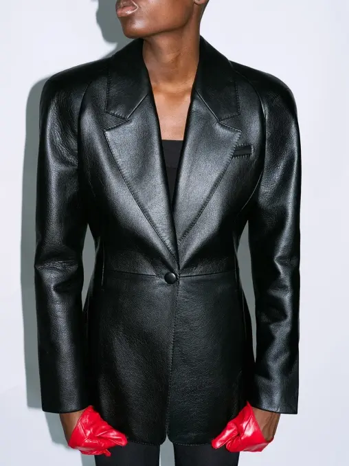 Жакет кожаный YULIAWAVE