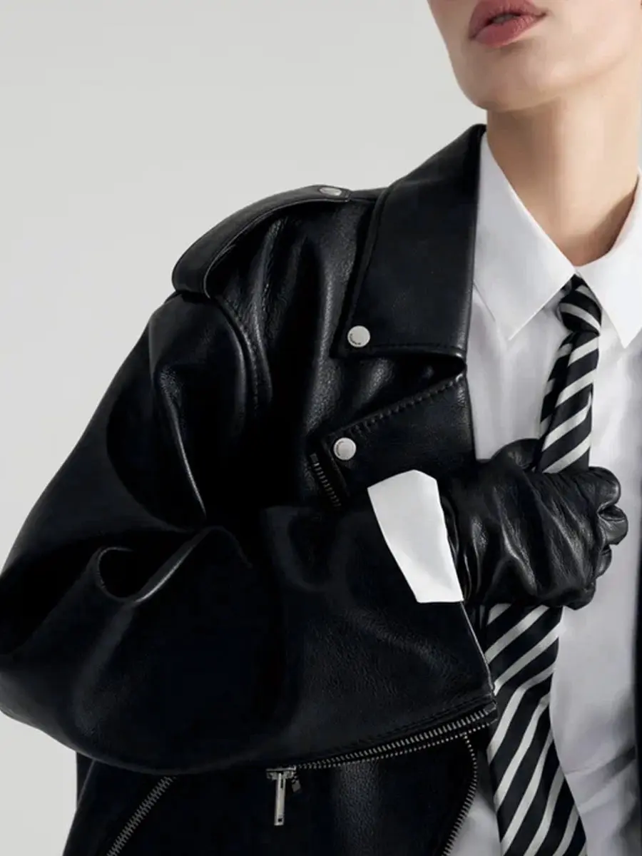 Куртка кожаная