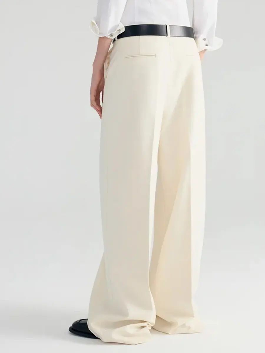 Брюки однотонные