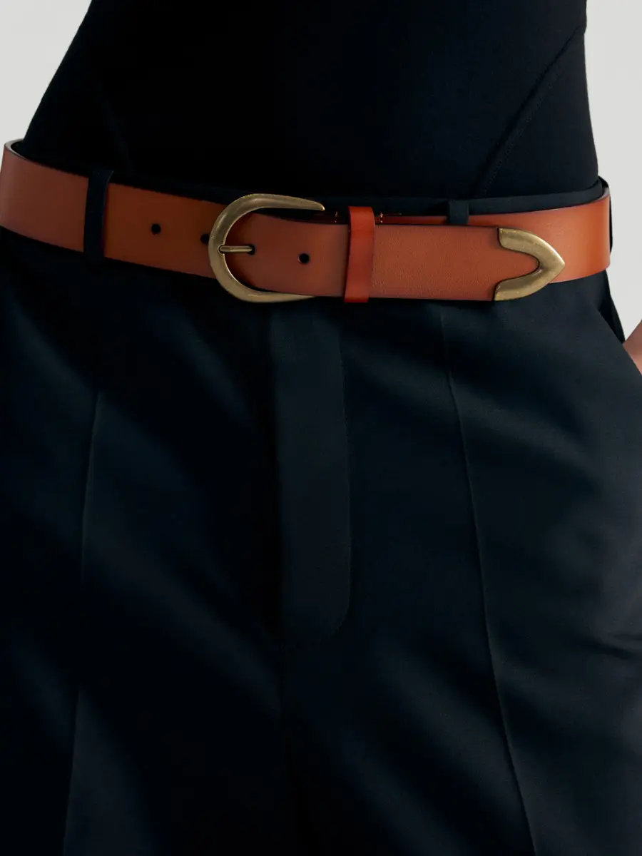 Брюки однотонные