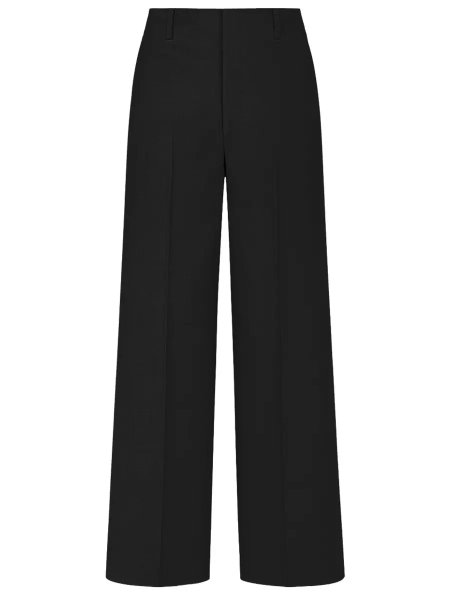 Брюки однотонные