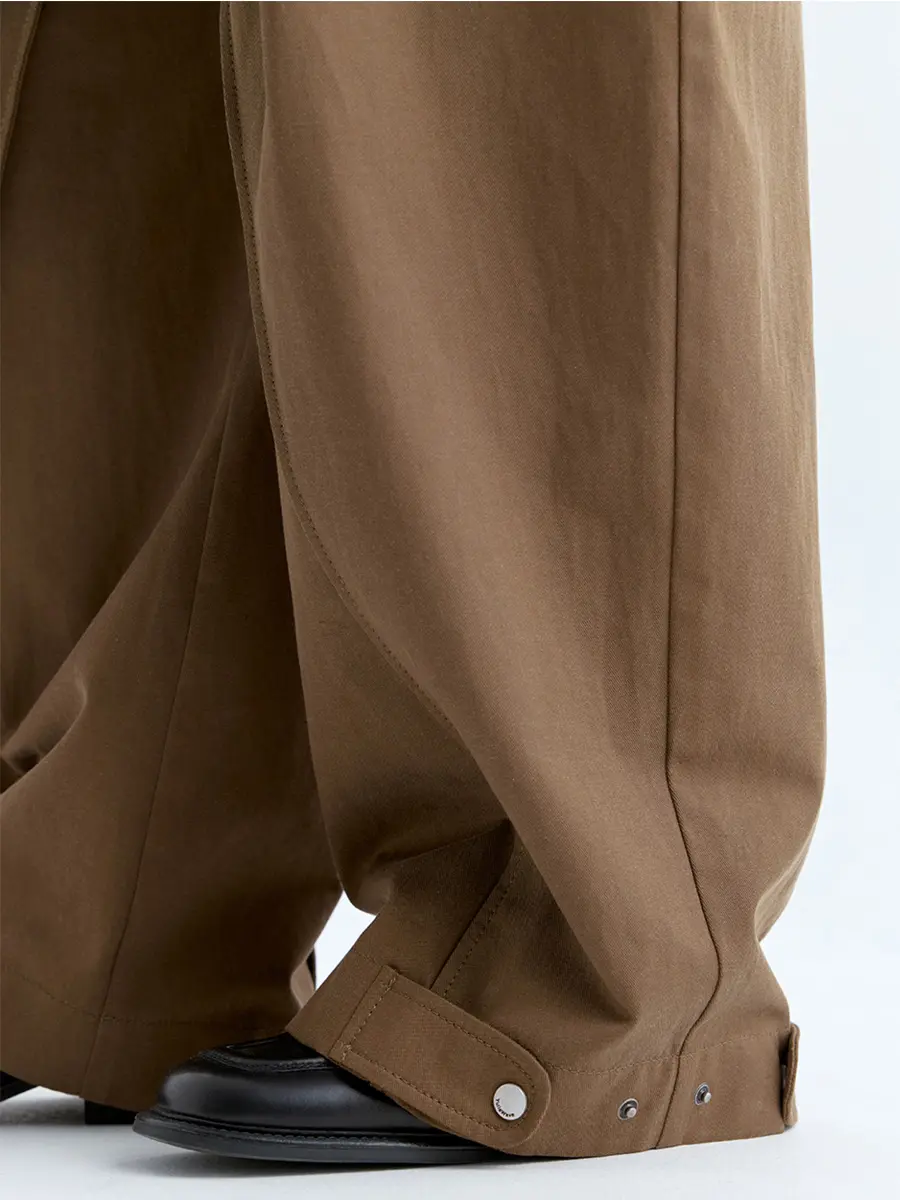 Брюки однотонные