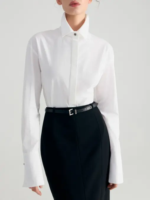 Блуза однотонная YULIAWAVE