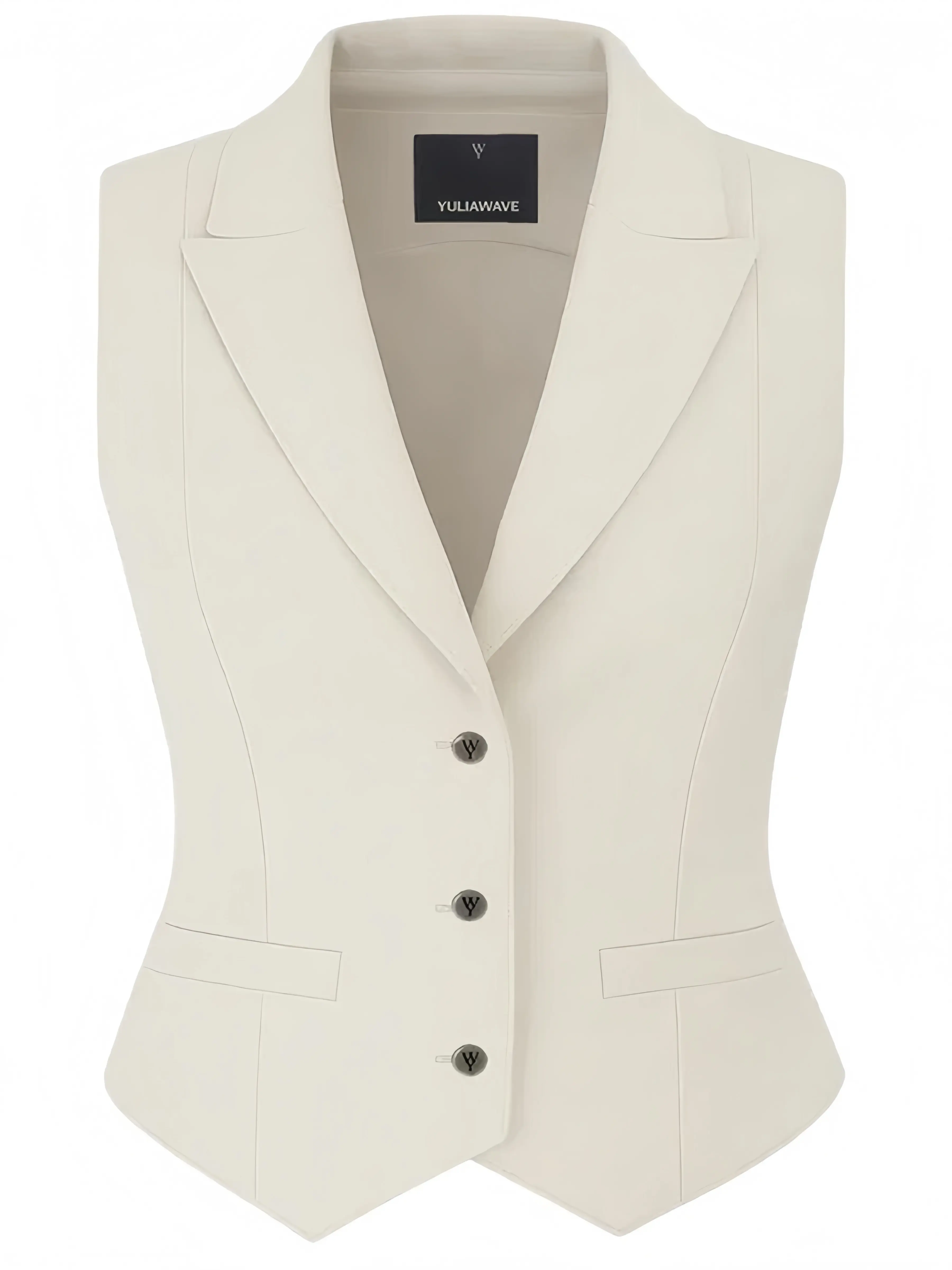 Жилет однотонный