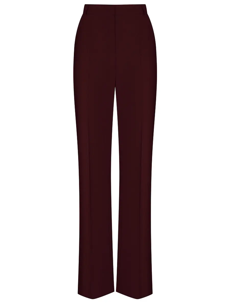 Брюки однотонные