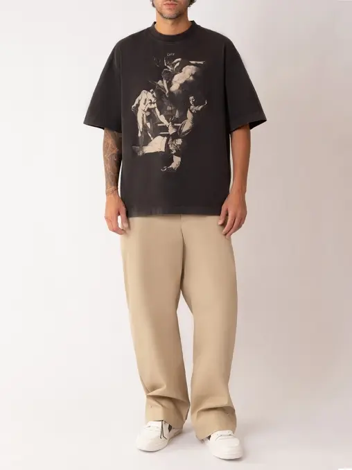 Брюки хлопковые OFF-WHITE