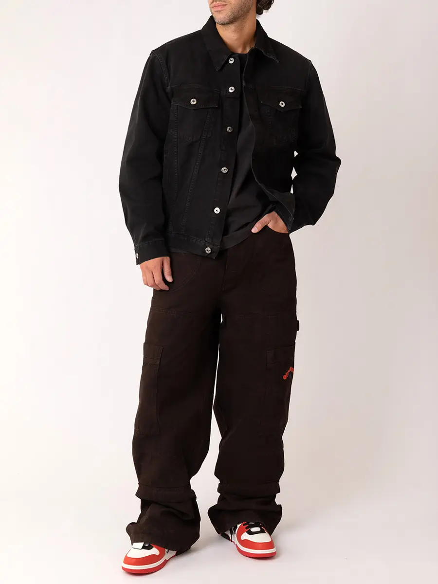 Брюки-карго хлопковые