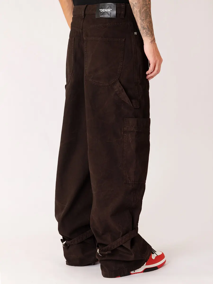 Брюки-карго хлопковые