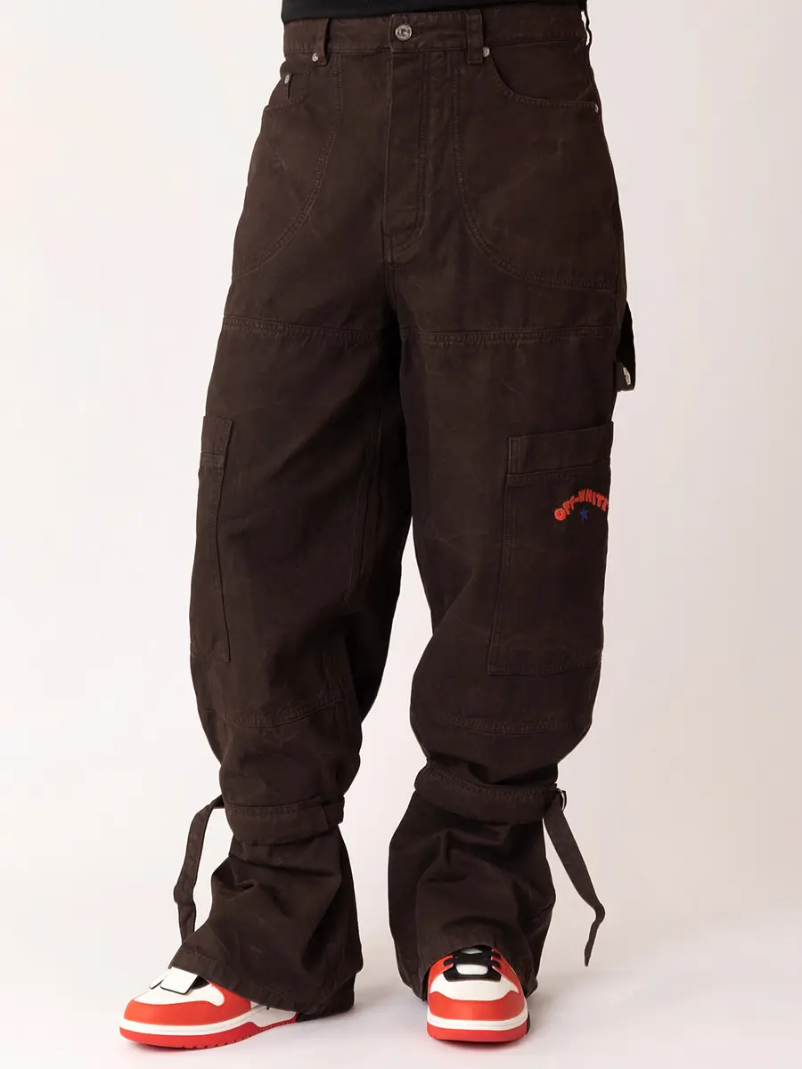 Брюки-карго хлопковые