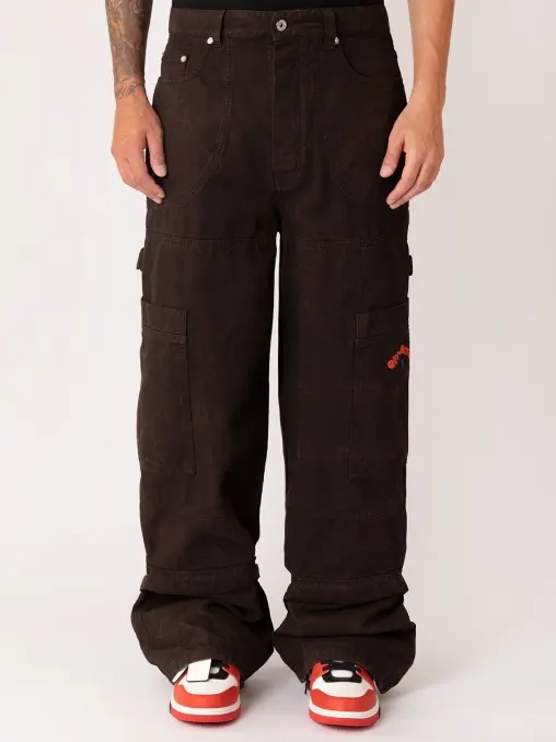 Брюки-карго хлопковые OFF-WHITE