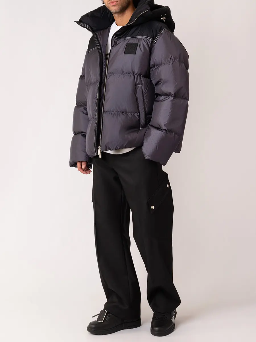 Пуховик стеганый