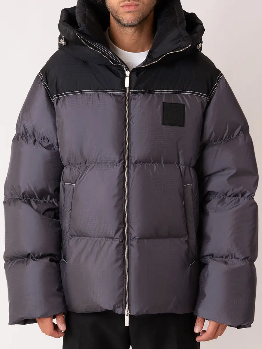 Пуховик стеганый