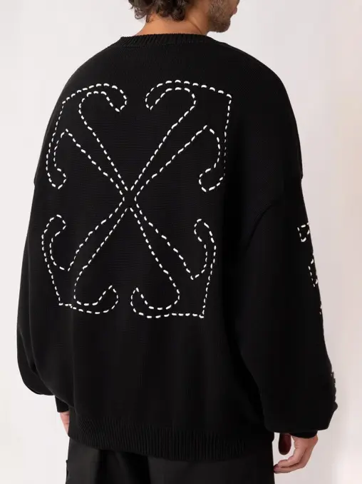 Джемпер хлопковый OFF-WHITE