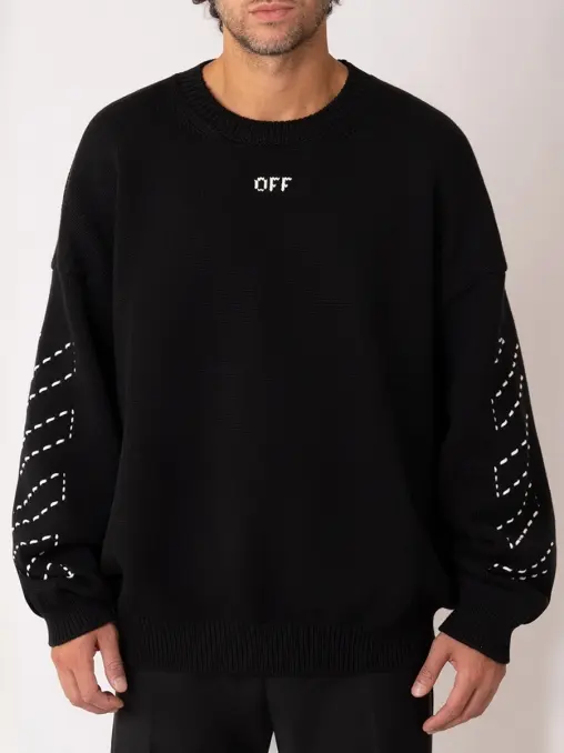 Джемпер хлопковый OFF-WHITE