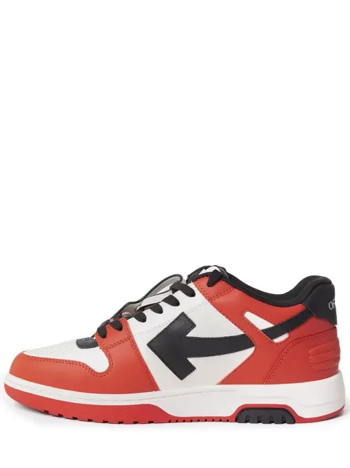 Кеды кожаные Out of Office OFF-WHITE