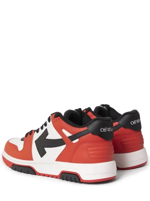 Кеды кожаные Out of Office OFF-WHITE