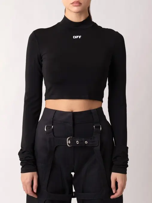 Водолазка из вискозы OFF-WHITE