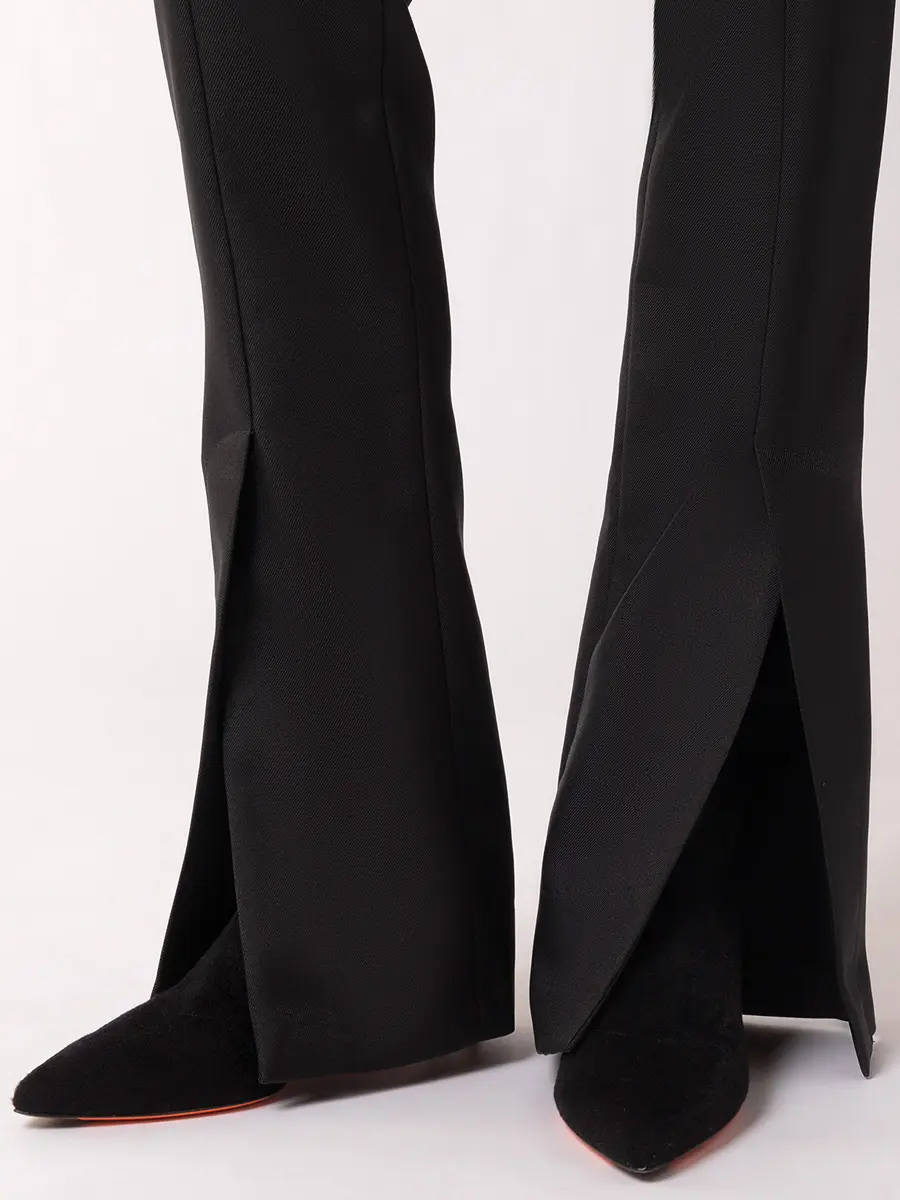 Брюки однотонные