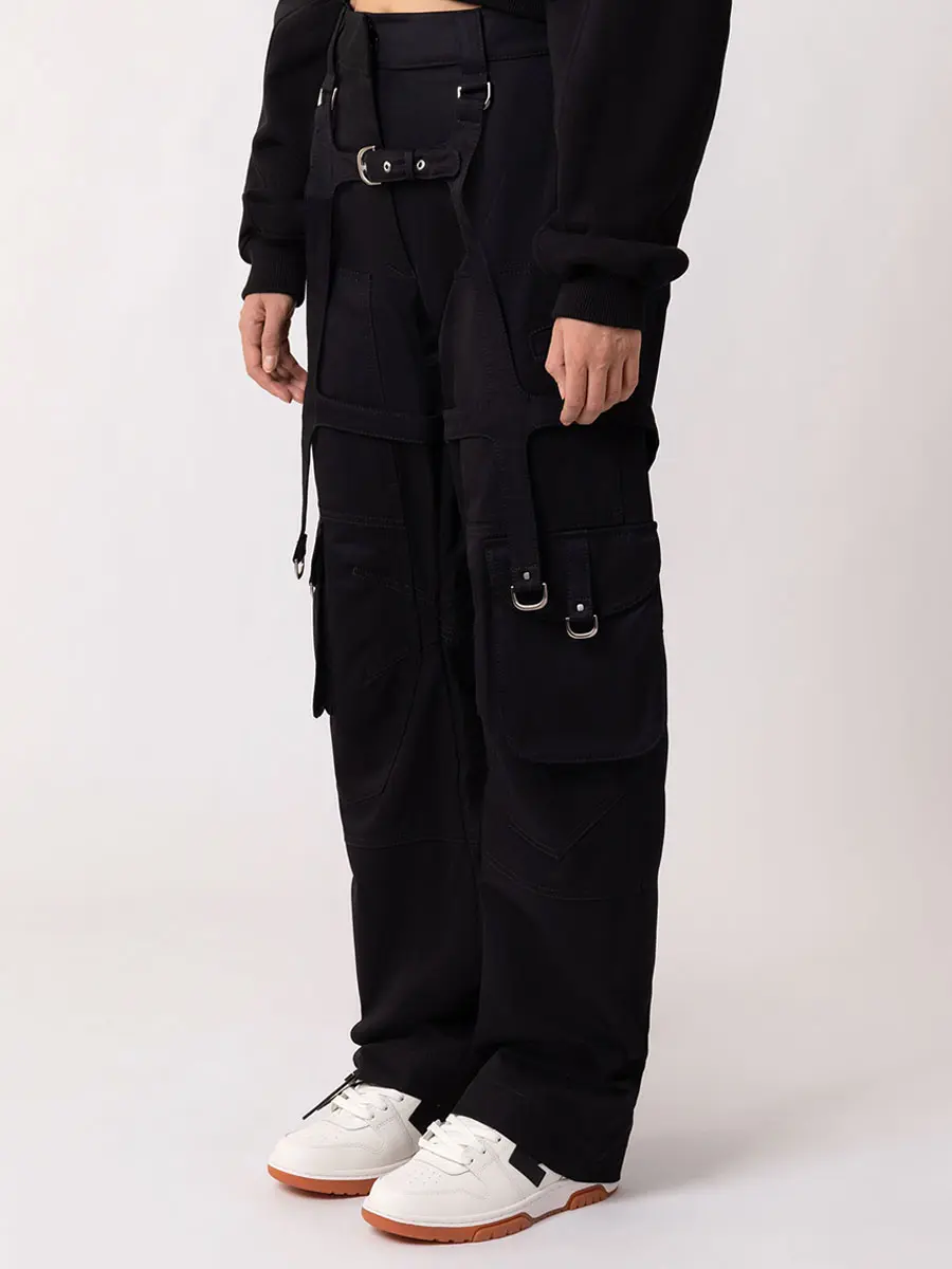 Брюки-карго хлопковые