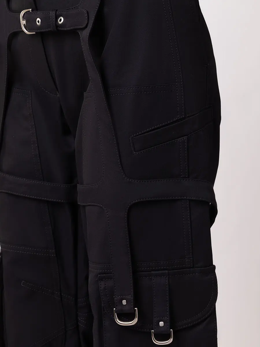 Брюки-карго хлопковые