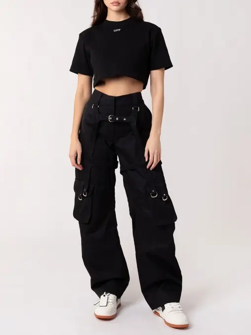 Брюки-карго хлопковые OFF-WHITE