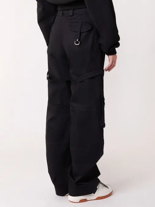 Брюки-карго хлопковые OFF-WHITE