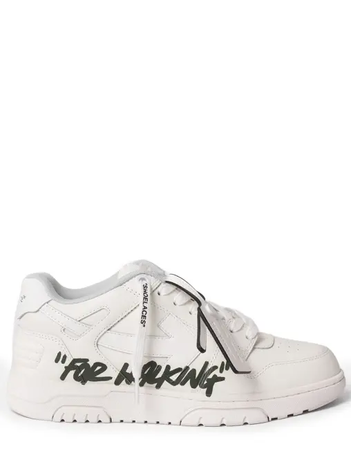 Кеды кожаные Out of Office OFF-WHITE