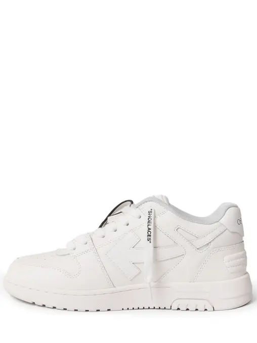 Кеды кожаные Out of Office OFF-WHITE