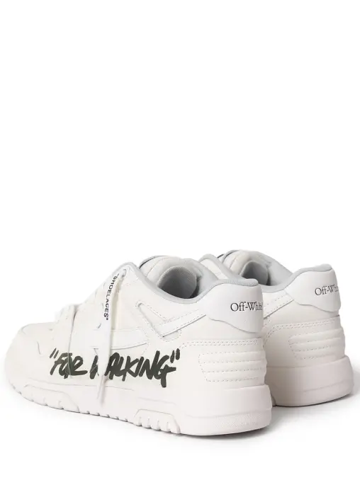 Кеды кожаные Out of Office OFF-WHITE