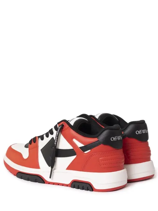 Кеды кожаные Out of Office OFF-WHITE