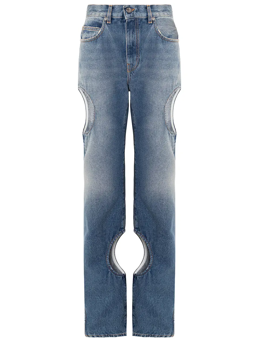 Джинсы хлопковые