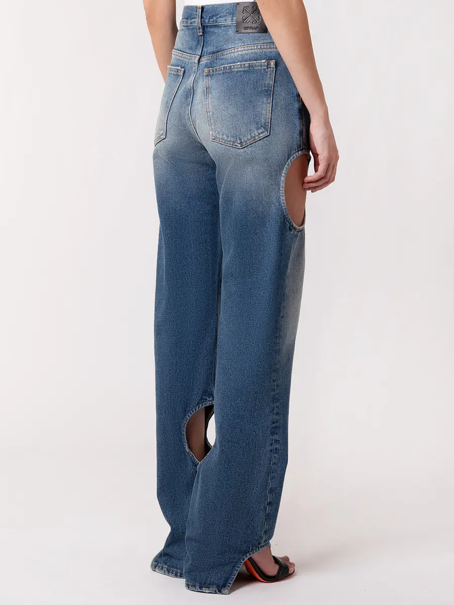 Джинсы хлопковые