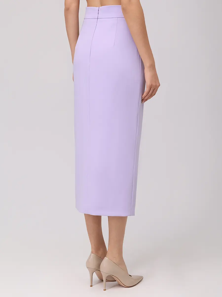 Юбка однотонная