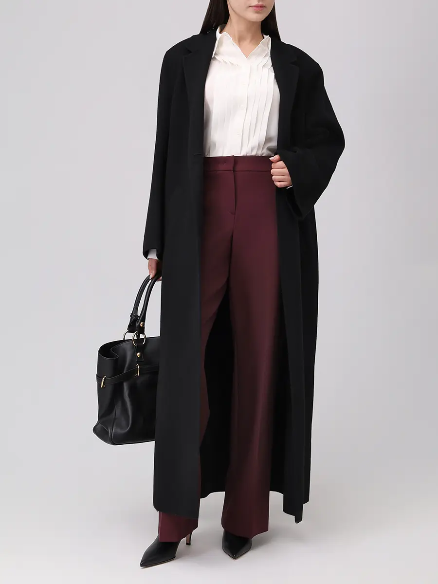 Брюки однотонные