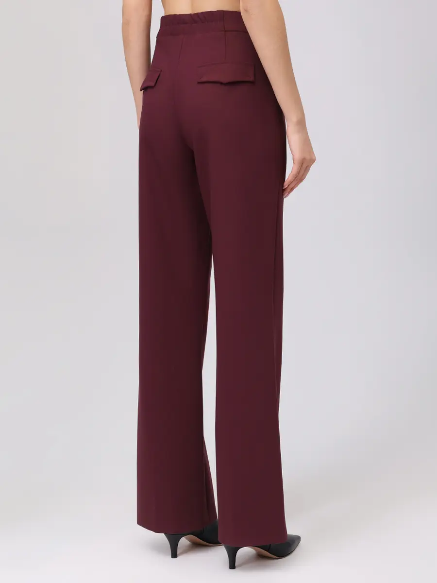 Брюки однотонные