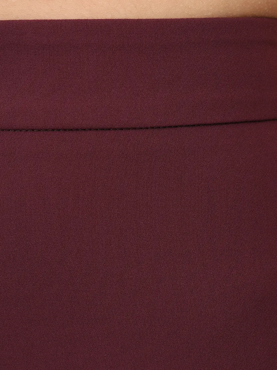 Брюки однотонные