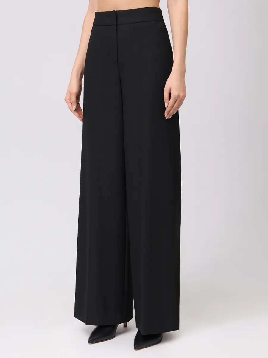 Брюки однотонные