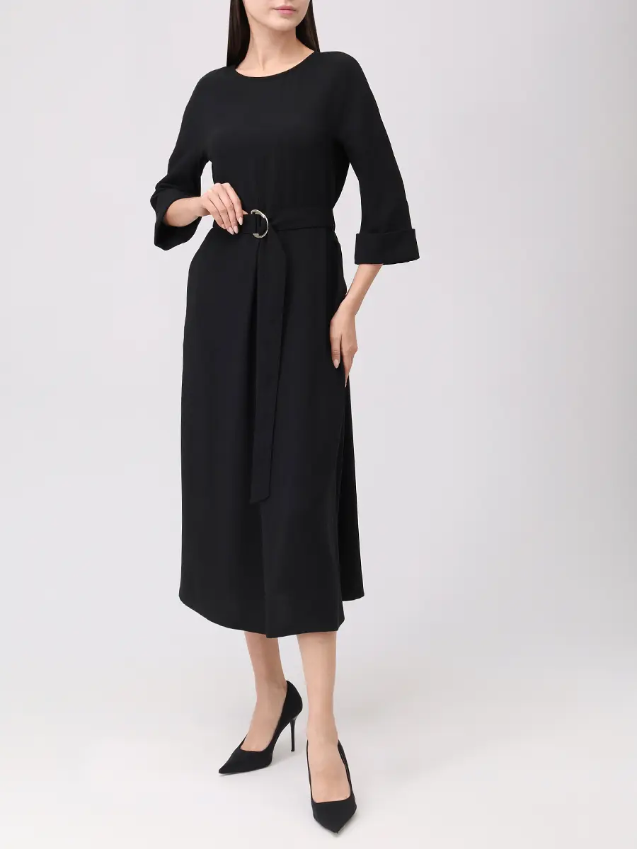 Платье однотонное