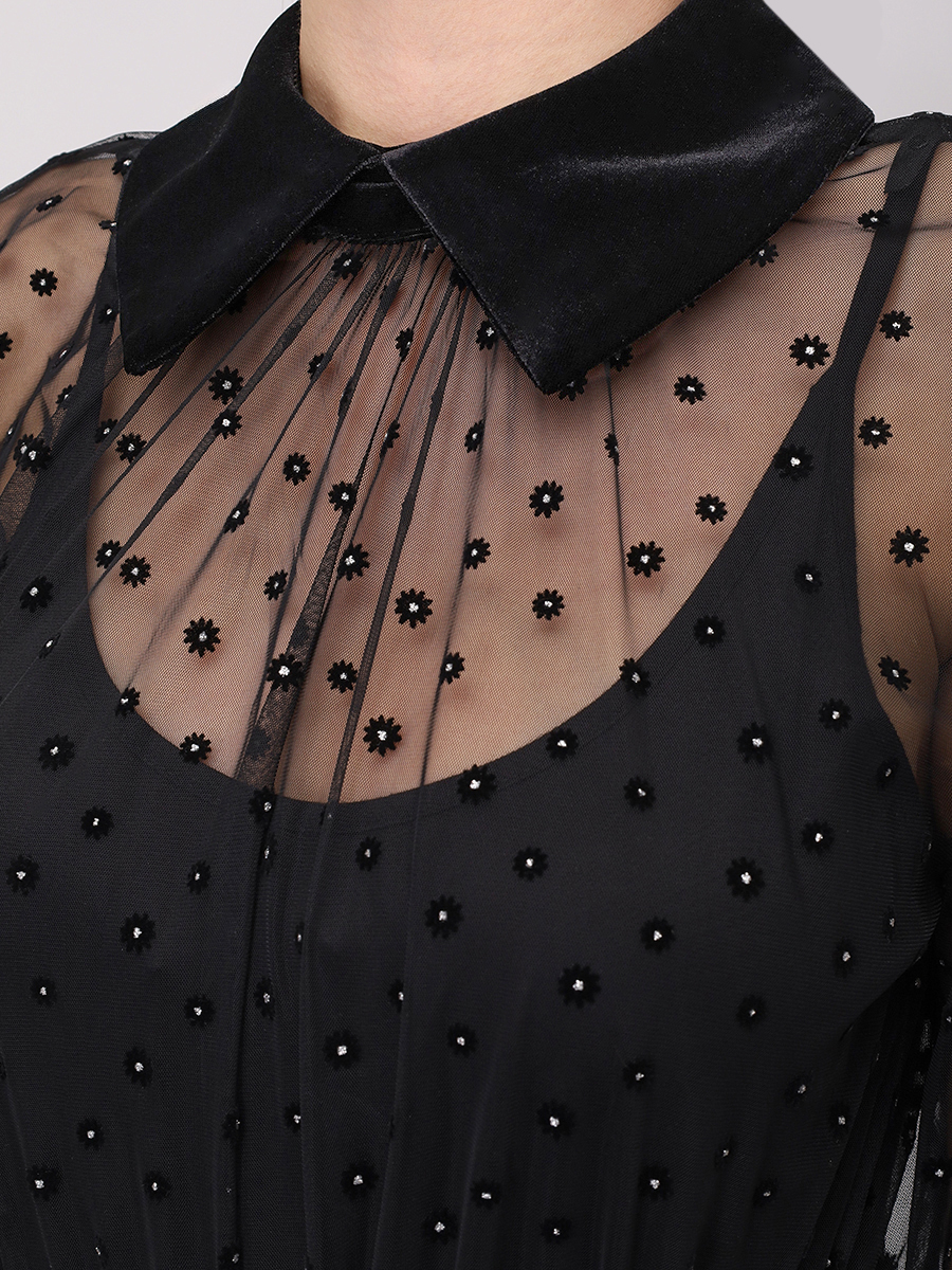 Платье с принтом