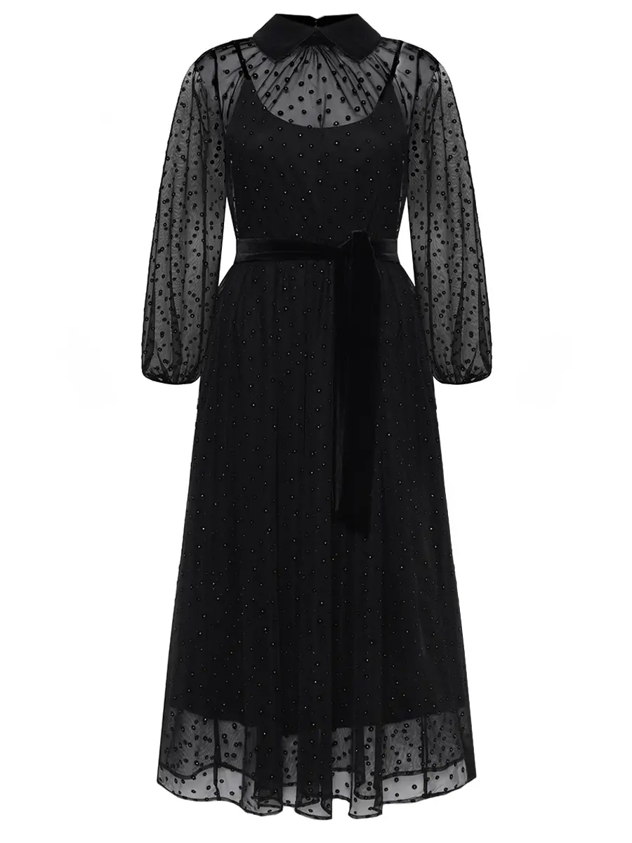 Платье с принтом