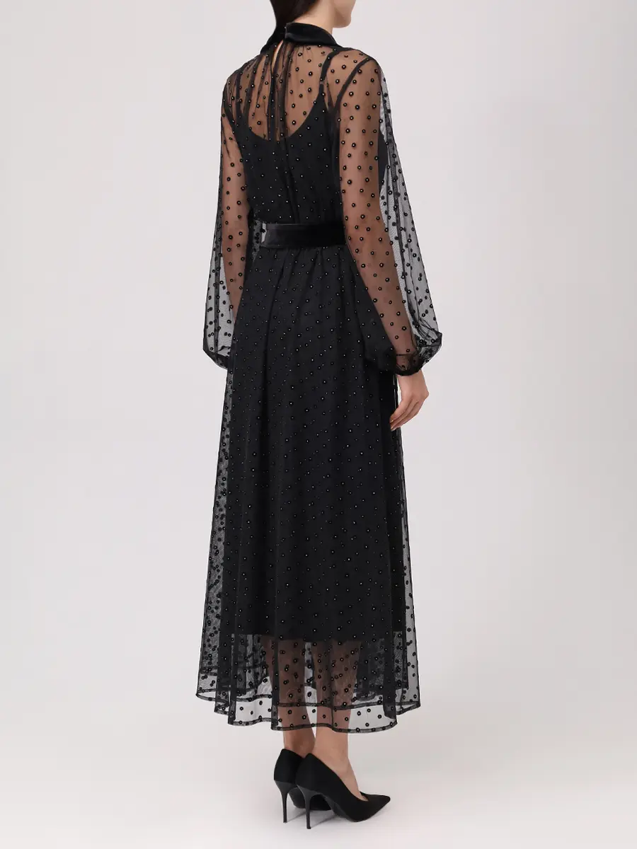 Платье с принтом