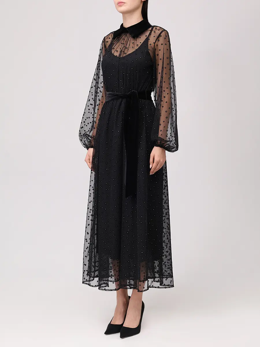 Платье с принтом