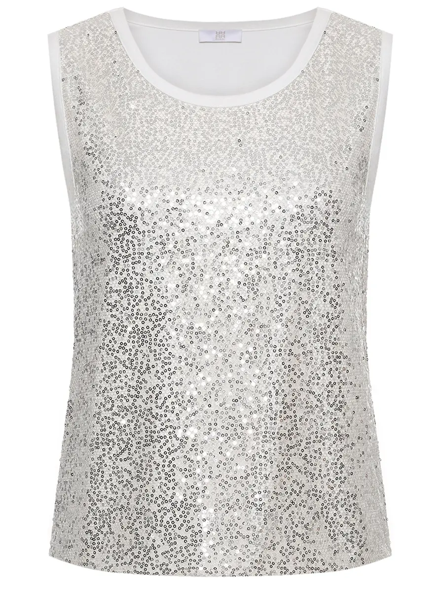 Топ с пайетками
