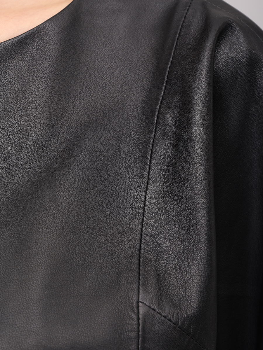 Блуза кожаная